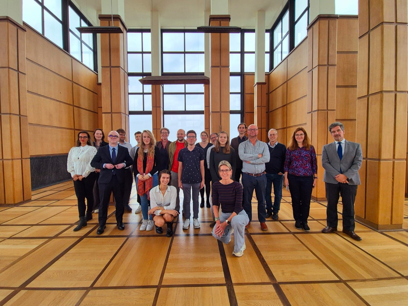 Participants of the PRAYTICIPATE and PCPSce meeting at Ghent University Library