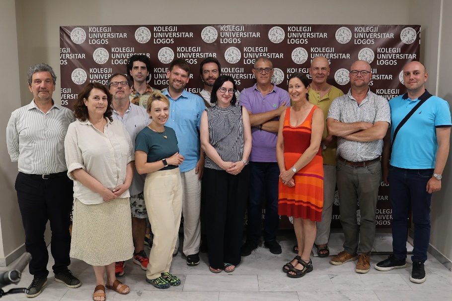 Closing discussion at LOGOS University College, Tirana