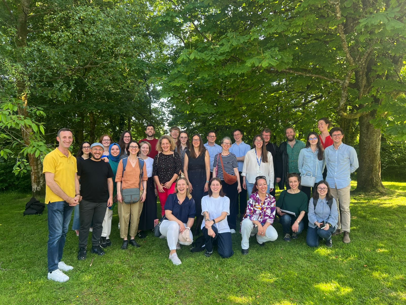 PRAYTICIPATE training school participants at the Burrell Collection, Glasgow